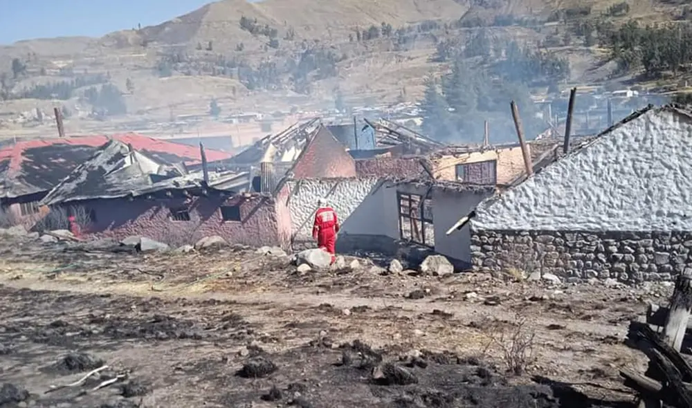 Hecho se registró en el distrito de Maca. Fotocaptura: Facebook. Hecho se registró en el distrito de Maca. Fotocaptura: Facebook.