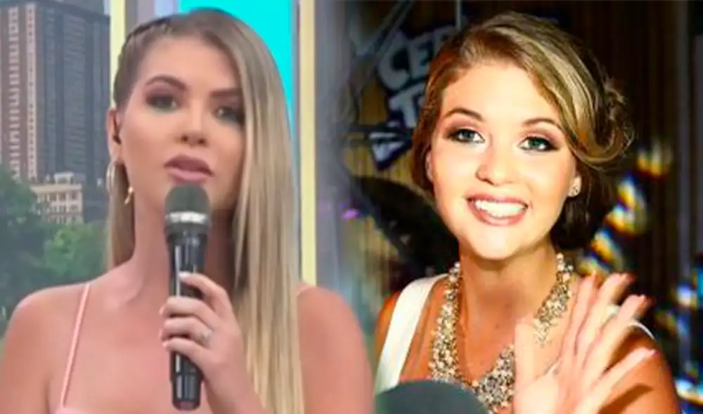 Brunella Horna quedó fuera del grupo de semifinalistas a la corona del Miss Perú 2017. Foto: composición/captura América TV/difusión Brunella Horna quedó fuera del grupo de semifinalistas a la corona del Miss Perú 2017. Foto: composición/captura América TV/difusión