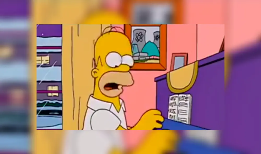 Facebook viral: fan de 'Los Simpson' hace cantar a Homero Simpson una popular cumbia [VIDEO]