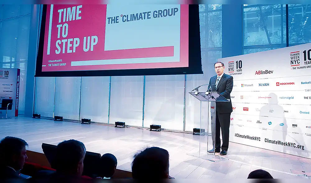 En EEUU, Vizcarra reafirma su compromiso real de defender medio ambiente En EEUU, Vizcarra reafirma su compromiso real de defender medio ambiente
