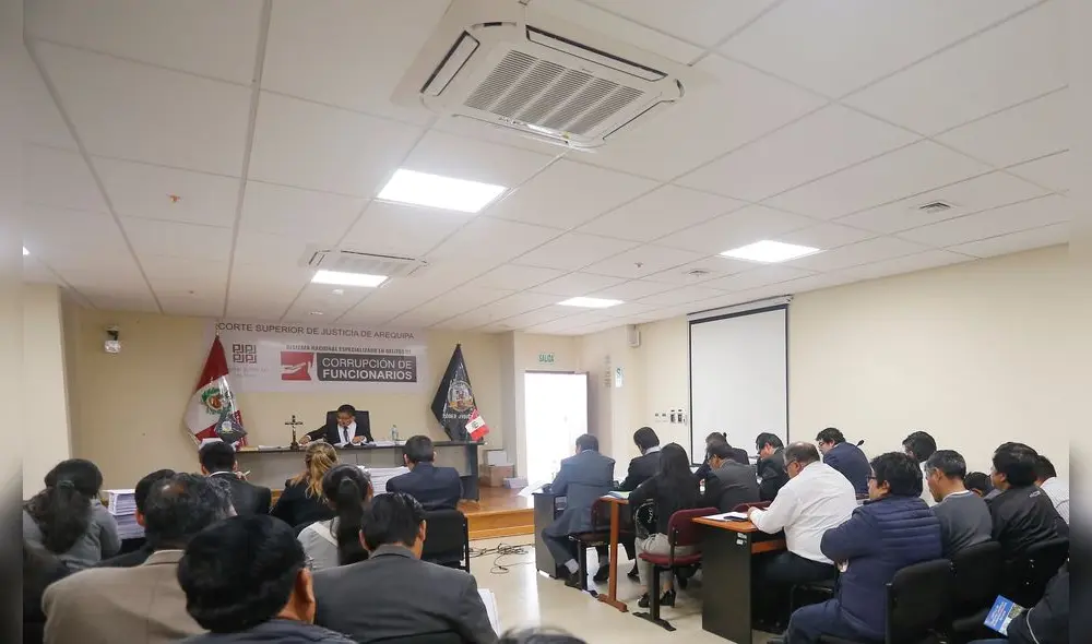 CASO. Audiencia se realizó desde las 9:45 de la mañana. Ingreso a sala se da con medidas de seguridad.