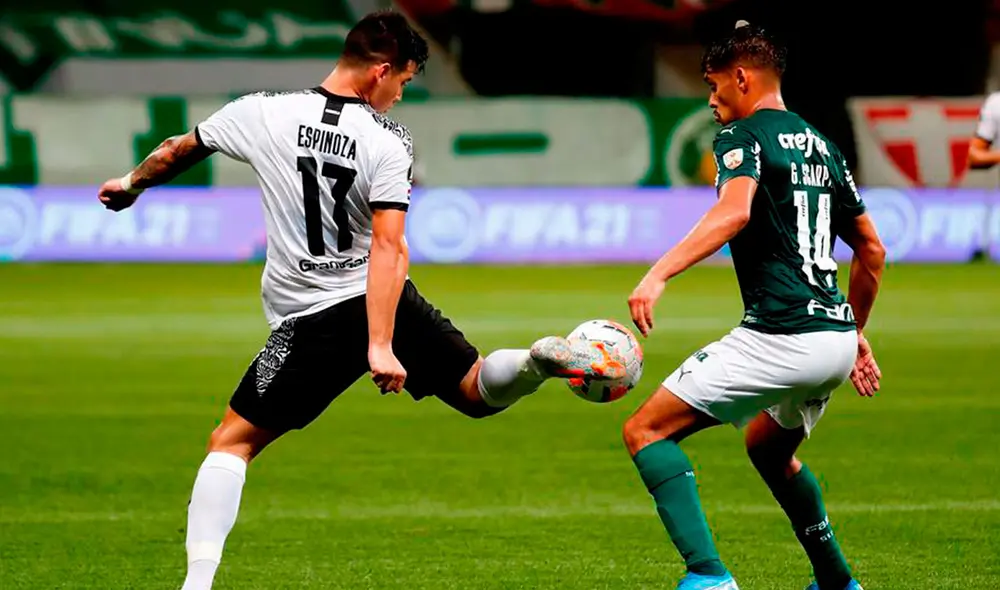 Palmeiras vence a Libertad por la Copa Libertadores 2020. Foto: EFE. Palmeiras vence a Libertad por la Copa Libertadores 2020. Foto: EFE.