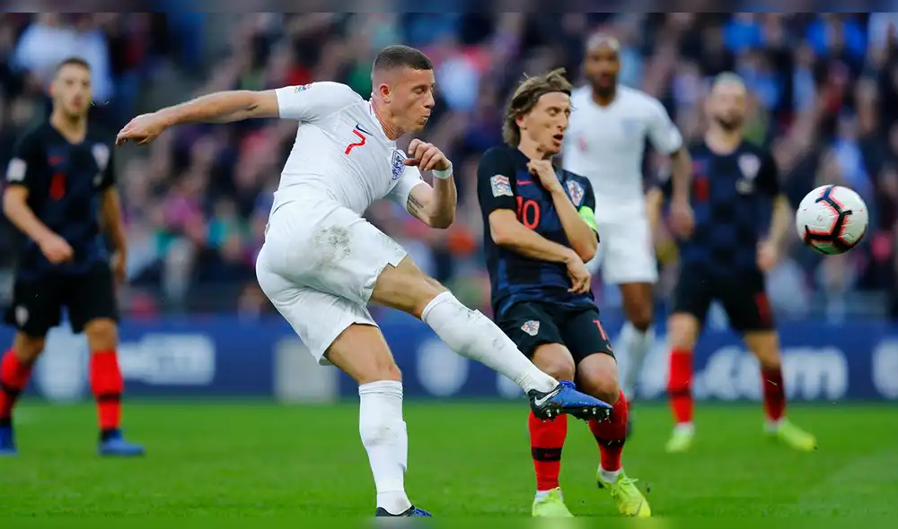 Inglaterra remontó a Croacia y se metió al 'Final Four' de la UEFA Nations League [GOLES]