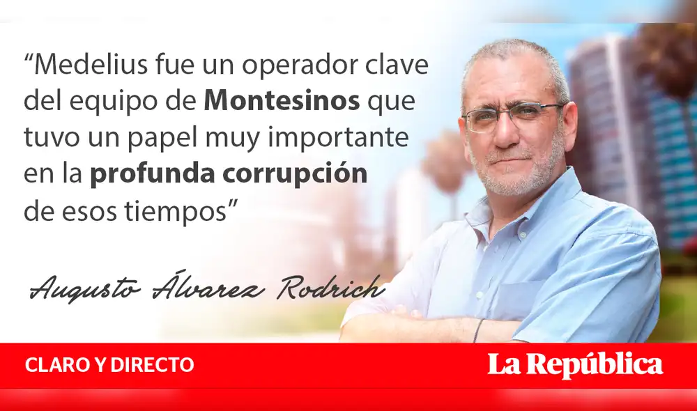 Medelius con Vizcarra en el palacio