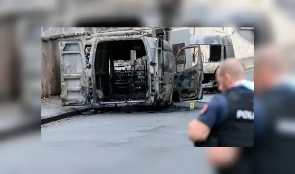 Los criminales robaron 9 millones de euros en un atraco a un vehículo blindado en la ciudad de Lyon, Francia. Foto: AFP Los criminales robaron 9 millones de euros en un atraco a un vehículo blindado en la ciudad de Lyon, Francia. Foto: AFP