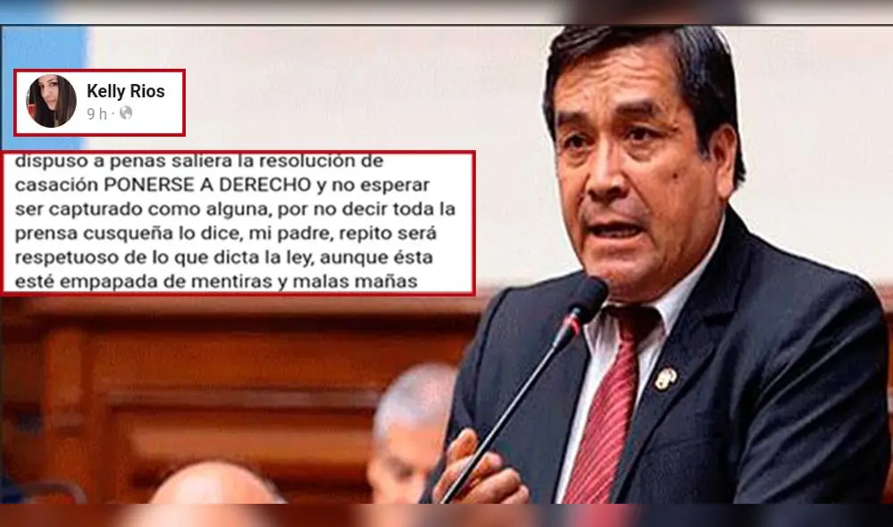 Hija de Benicio Ríos aclara que excongresista se entregó y no fue capturado [VIDEO]