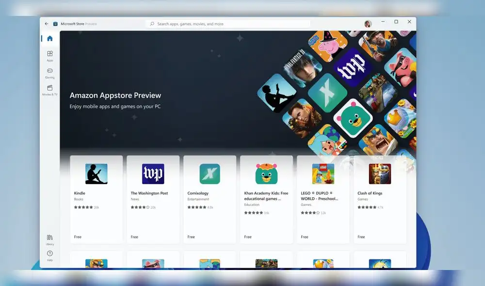La nueva actualización permitirá que las apps de Android corran mejor en Windows. Foto: infanciadeportiva