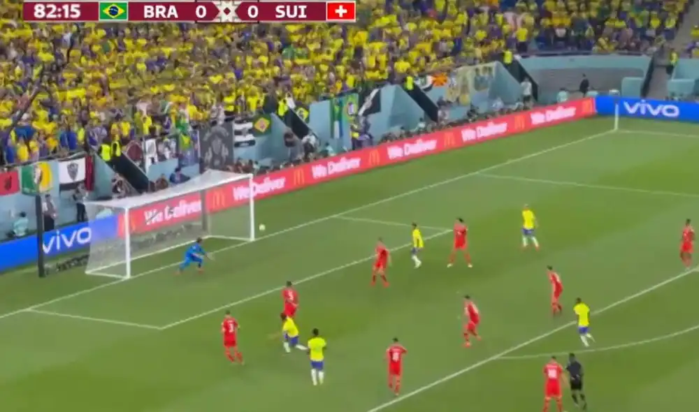 Brasil suma 6 puntos en el grupo G. Foto: captura/DirecTV Sports Brasil suma 6 puntos en el grupo G. Foto: captura/DirecTV Sports