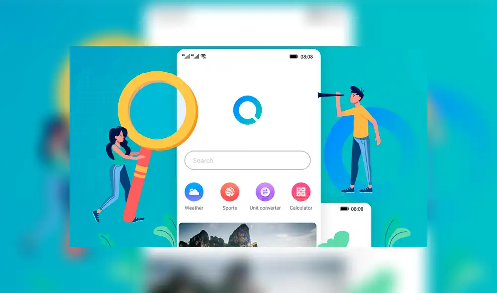 Actualmente Huawei Search se encuentra en periodo de prueba beta.