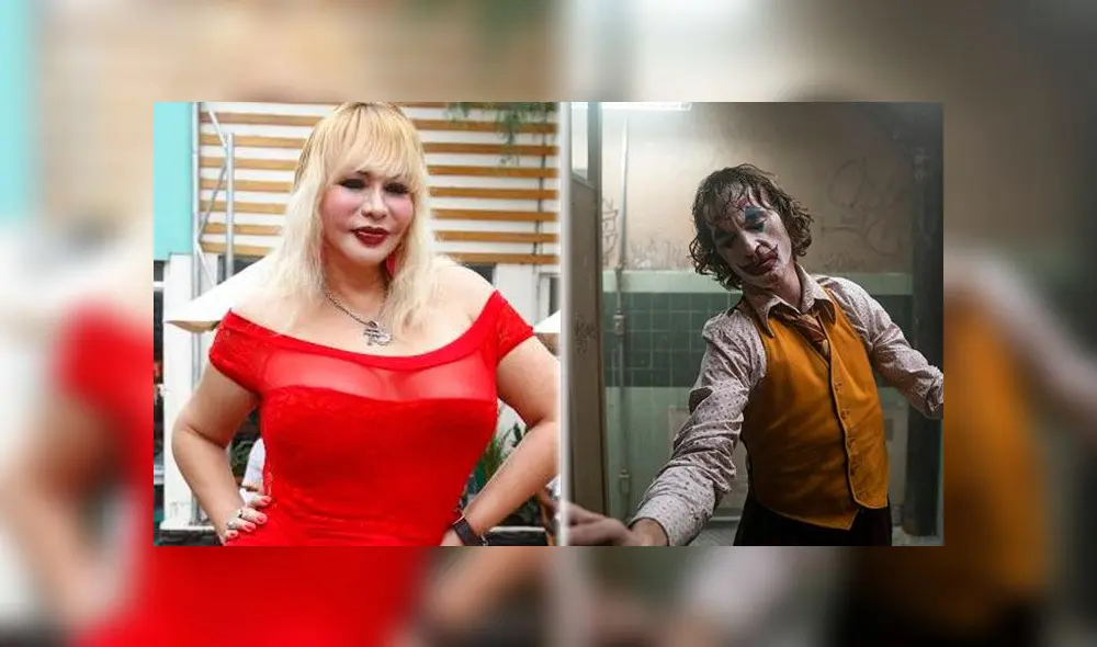 Susy Diaz no tuvo en reparos en disfrazarse como el enemigo de Batman