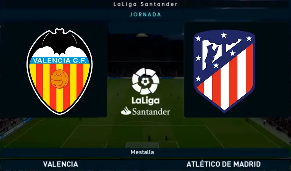 Sigue aquí EN VIVO y EN DIRECTO el Atlético de Madrid vs. Valencia por la jornada 24 de la Liga Santander.
