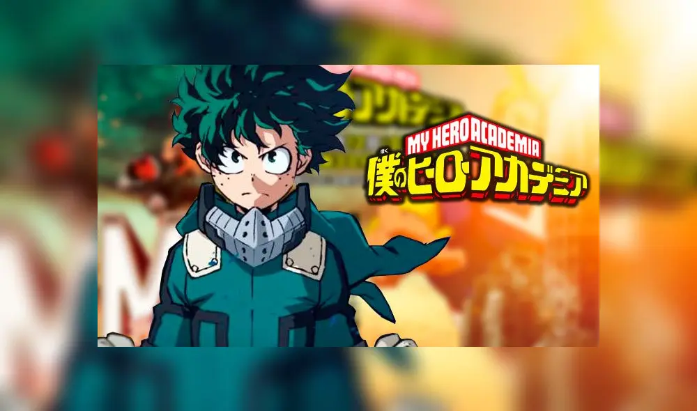 Lanzan póster de la cuarta temporada de My Hero Academia. Créditos: Composición