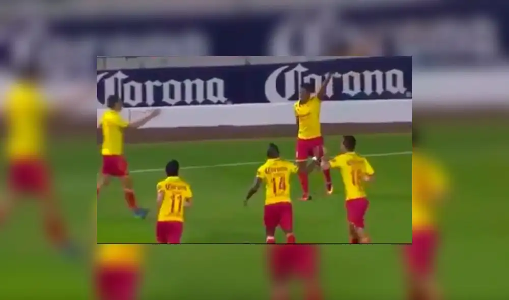 Andy Polo anotó su primer gol con Monarcas Morelia 