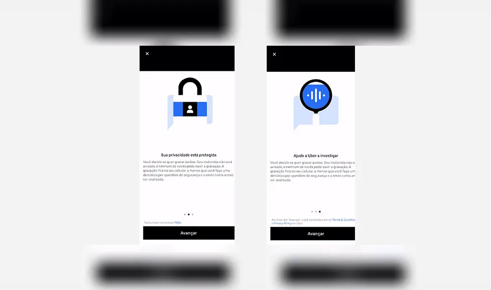 Compañía lanza nueva función de seguridad para grabar audio durante viajes. Compañía lanza nueva función de seguridad para grabar audio durante viajes.