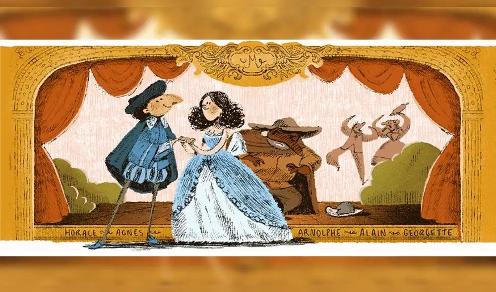 Molière: el mejor autor de comedia dramática fue homenajeado por Google con un Doodle [FOTOS]