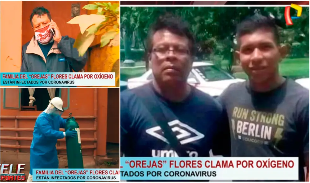 La abuela paterna de Edison Flores tiene coronavirus y sufre por la escasez de oxígeno. | Foto: Teledeportes