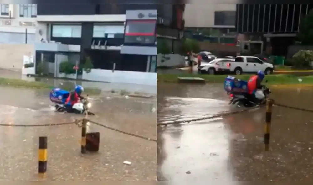 Facebook Viral: Motociclista delivery es alentado por vecinos para que la orden no sea gratis [VIDEO]