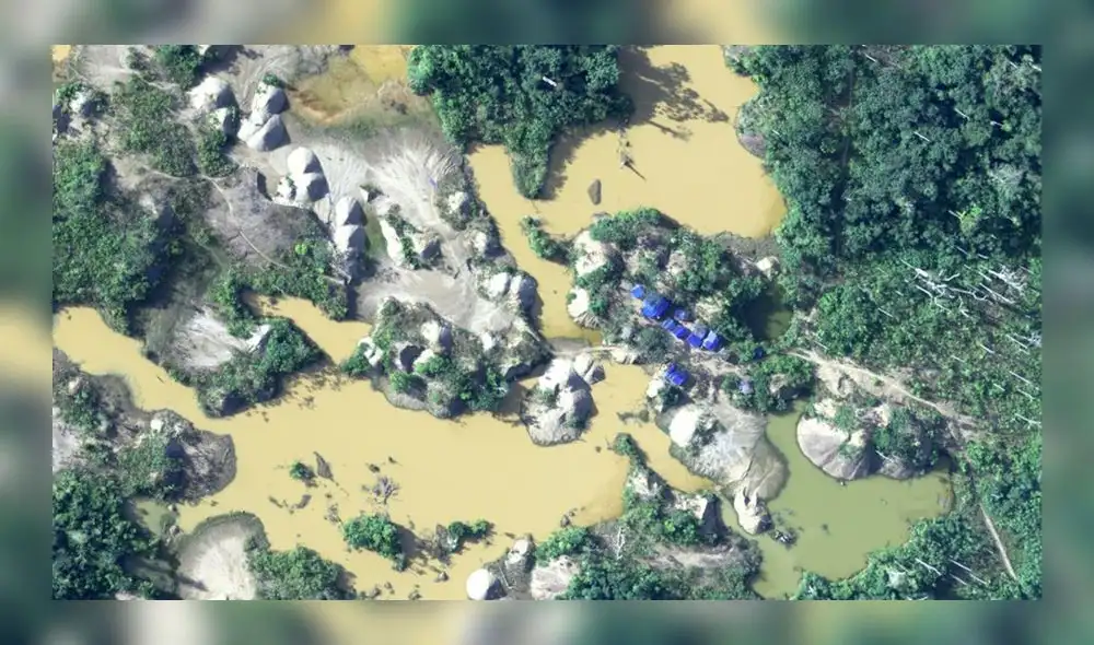 Terribles imágenes que la FAP captó en zonas donde opera la minería ilegal[FOTOS] 