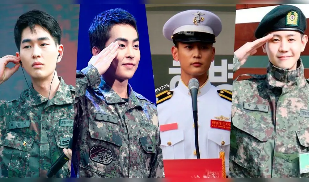 Nombres de los idols K-pop de SHINee, Infinite, BTOB y HIGHLIGHT que saldrán del Ejército del 2020. Créditos: Osen Nombres de los idols K-pop de SHINee, Infinite, BTOB y HIGHLIGHT que saldrán del Ejército del 2020. Créditos: Osen