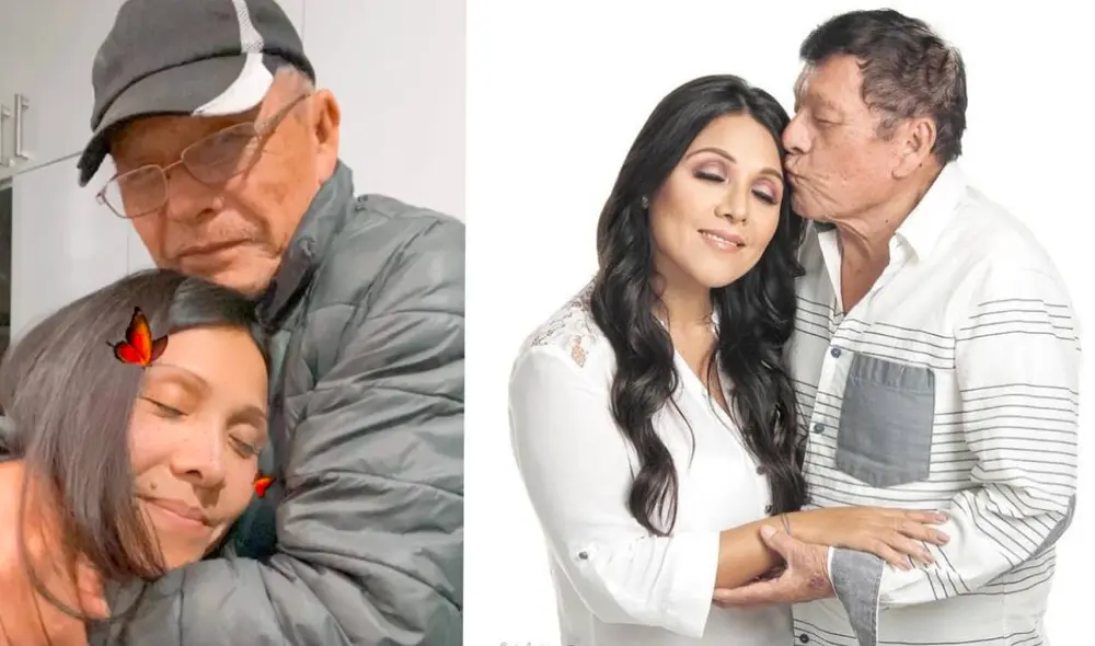 “Mi Don Tulo apretándome antes de viajar”, se lee en una de las instantáneas. Foto: Composición Instagram “Mi Don Tulo apretándome antes de viajar”, se lee en una de las instantáneas. Foto: Composición Instagram