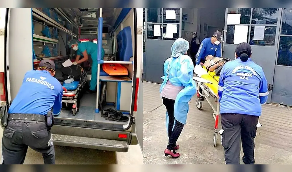 Efectivos policiales suboficiales fueron llevados al Hospital Honorio Delgado. Efectivos policiales suboficiales fueron llevados al Hospital Honorio Delgado.