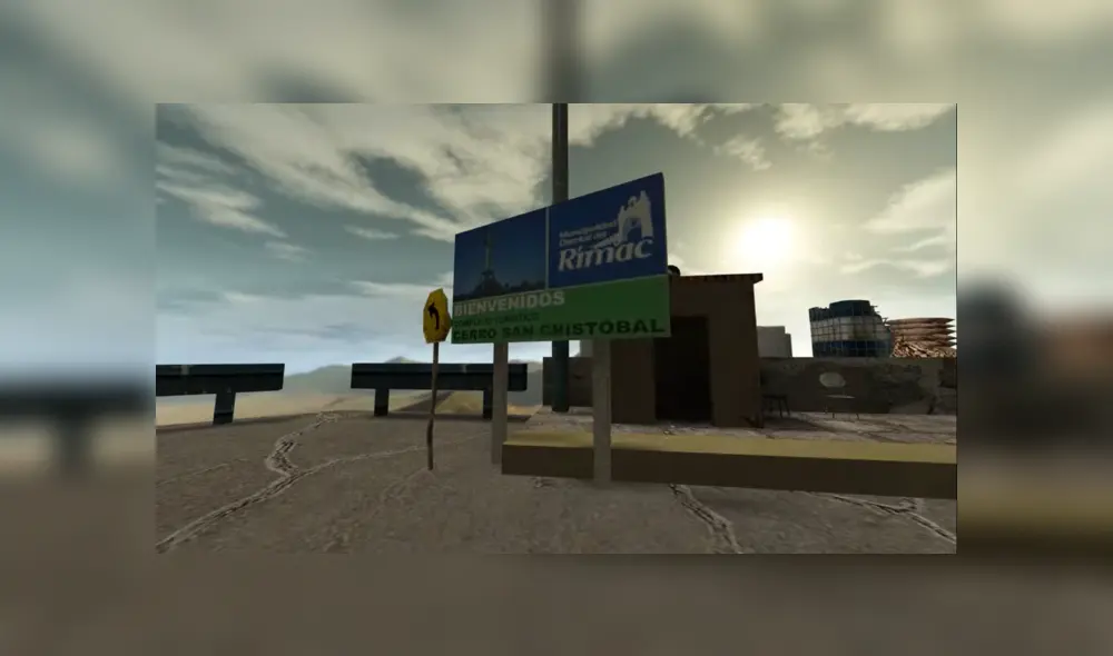 Cerro San Cristobal se convierte en nuevo mapa de Half Life.