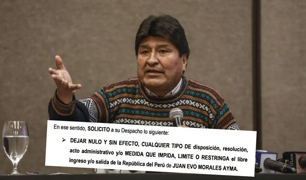 Evo Morales Foto: La República