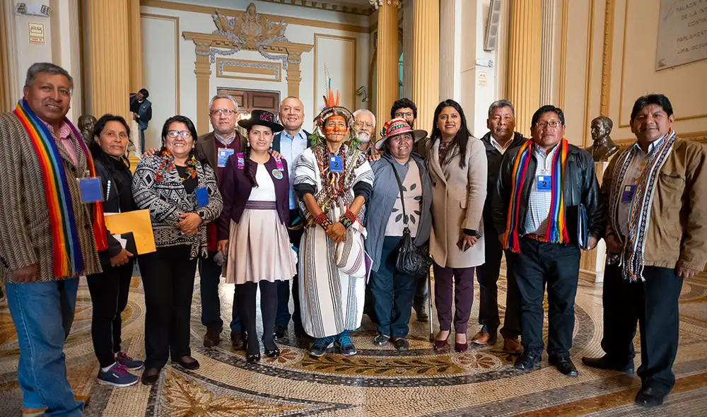 Propuesta legislativa de Nuevo Perú y Frente Amplio plantea escaños para pueblos indígenas. Foto: Nuevo Perú. Propuesta legislativa de Nuevo Perú y Frente Amplio plantea escaños para pueblos indígenas. Foto: Nuevo Perú.
