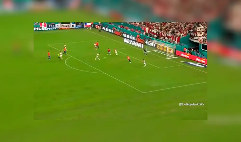 Perú vs Chile: Aquino puso el 2-0 con la primera pelota que tocó [VIDEO]