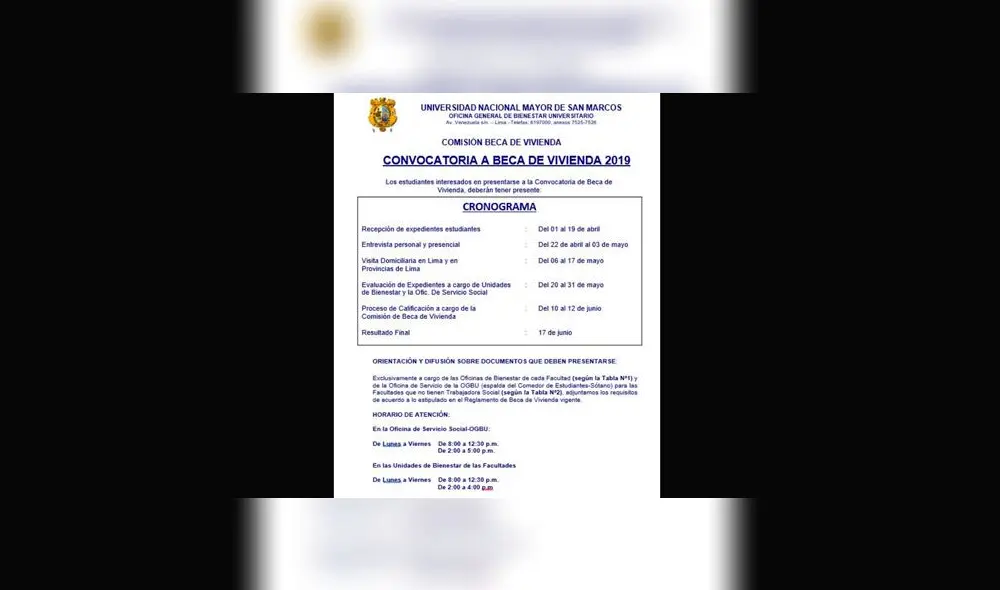 San Marcos: ¿Qué necesitas para acceder a la residencia universitaria?