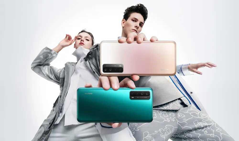 Diseño del nuevo Huawei P Smart 2021. | Foto: Huawei
