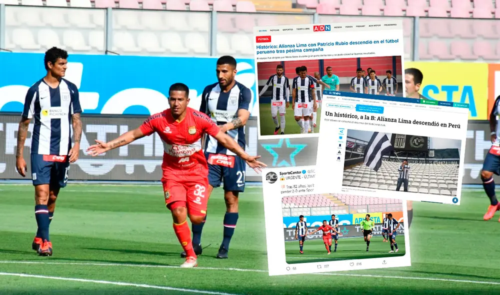 Alianza Lima jugará en la Liga 2 en el 2021. Composición: La República