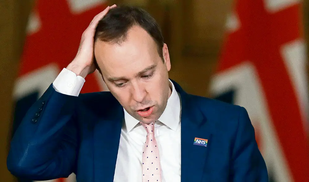 matt hancock ministro salud reino unido