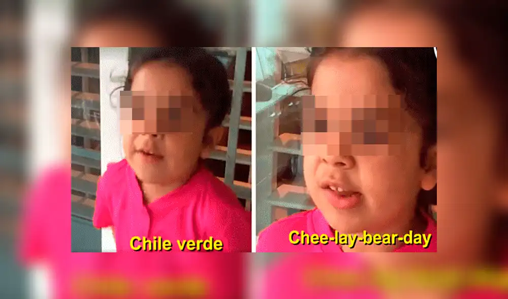 Facebook viral: niña enseña la correcta pronunciación de frases en español al inglés [VIDEO] 