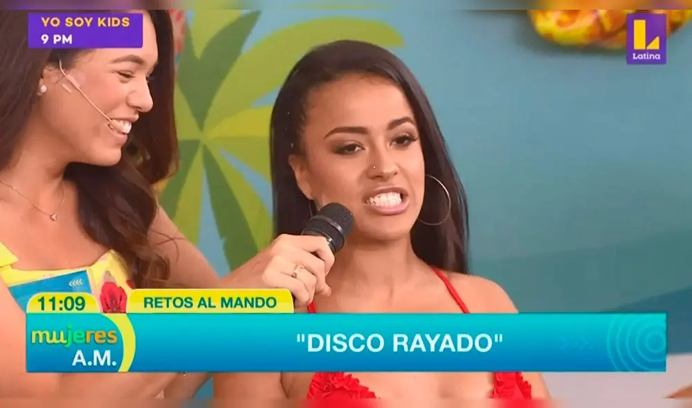 Angye Zapata y su curiosa reacción al escuchar tema de Josimar.