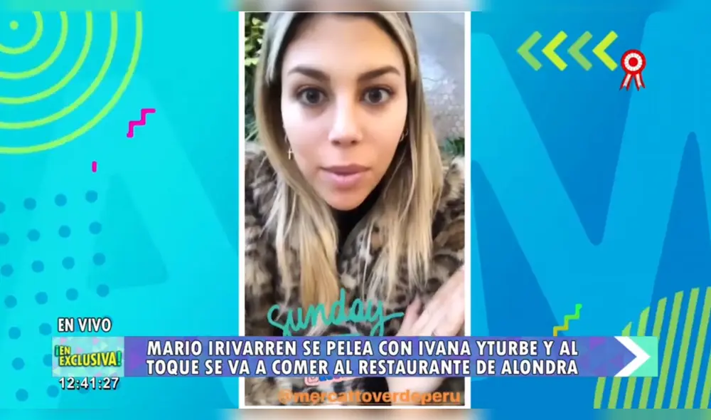 Mario Irivarren se puso a buen recaudo en restaurante de Alondra tras disputa con Ivana Yturbe [VIDEO]