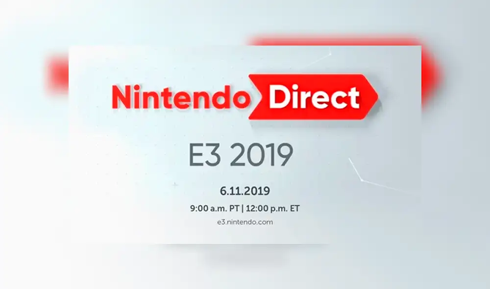 E3 2019 EN VIVO: Sigue la conferencia de Nintendo vía streaming