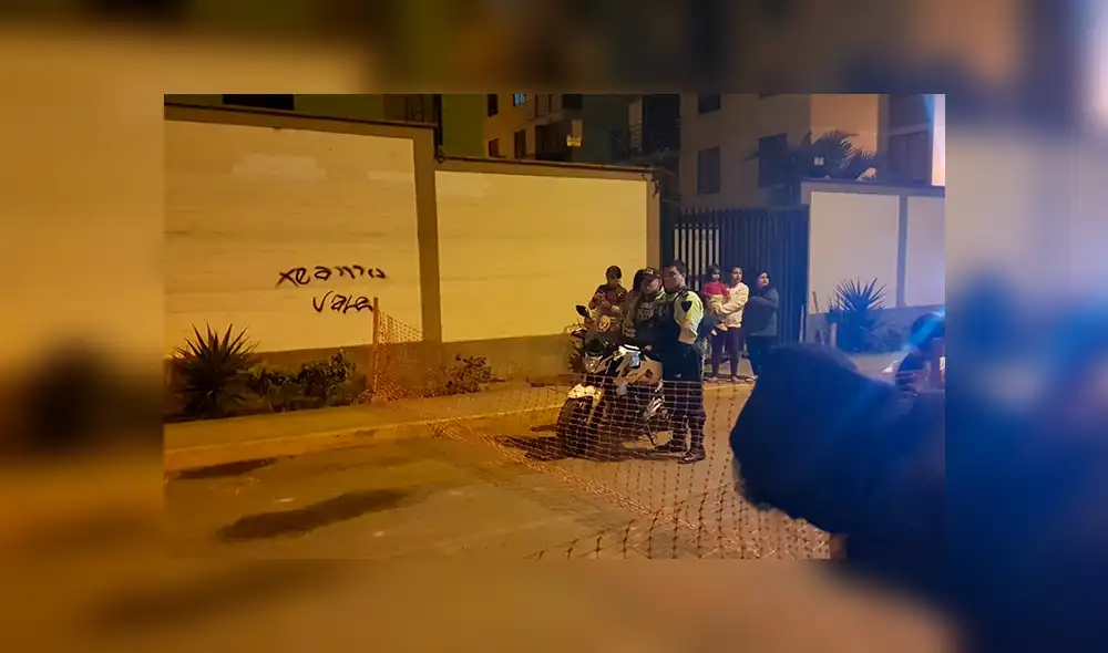 Un asesinato se registro en Los Olivos, cerca a condominios Tomas Valle. (Foto: Difusión)