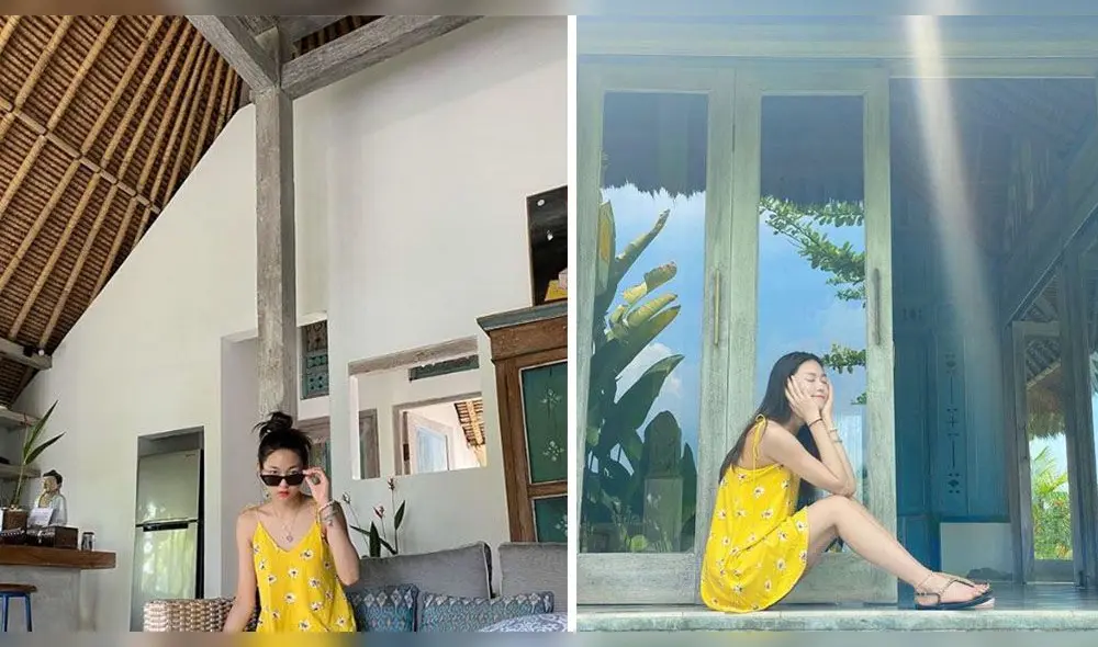 Cantantes de AOA reaparecen en Instagram durante sus vacaciones en paradisiaca isla.