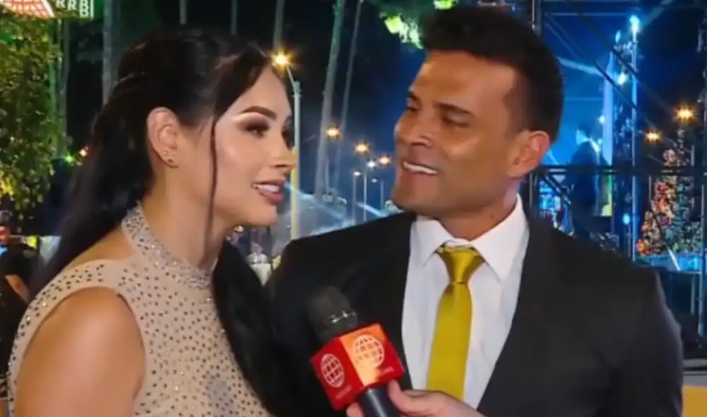 Pamela Franco asegura que nadie apostaba por su relación con Christian Domínguez. Foto: captura/ América TV.