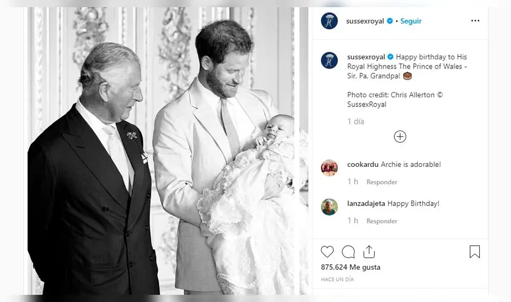 Principe Carlos y Harry