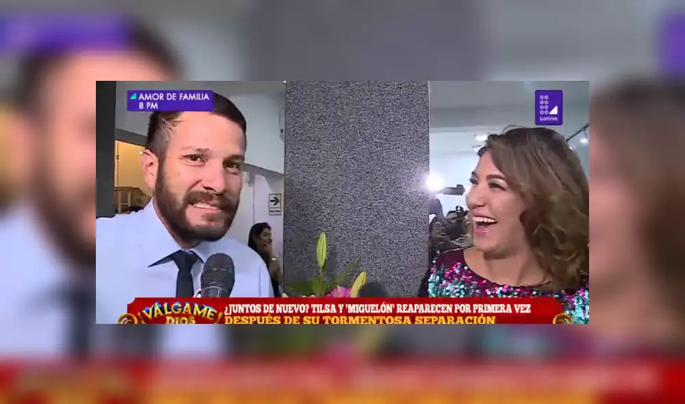 Tilsa Lozano y Miguel Hidalgo protagonizan emotivo reencuentro tras ampay [VIDEO]