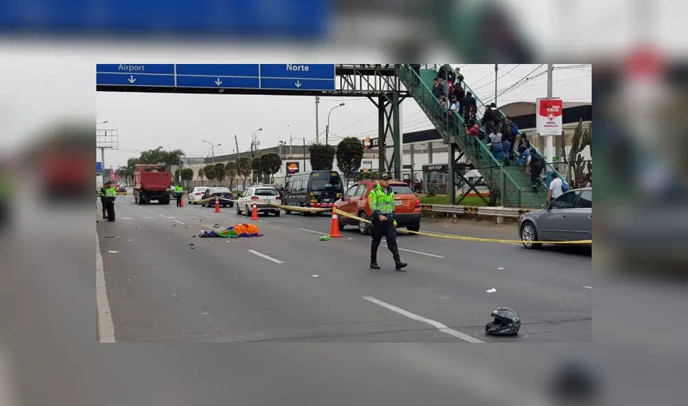 José Carlos Verano Paino perdió la vida en el acto tras el choque. (Foto: Christian Moreno / La República)