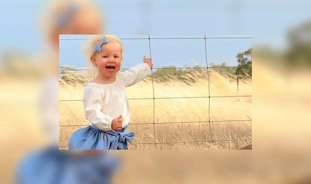 Facebook: Niña se expone a un peligro mortal al tomarse una foto familiar