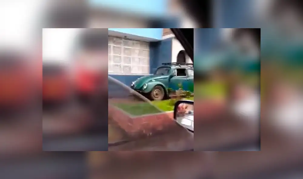 Indignación por peruano que condujo su auto sobre la vereda para evitar el tráfico [VIDEO]