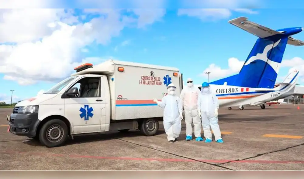 El Colegio Médico trasladó a galenos de Iquitos a Lima para su atención.