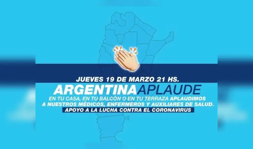 Coronavirus en Argentina: vecinos de todo el país aplaudieron a médicos y enfermeros [VIDEO]