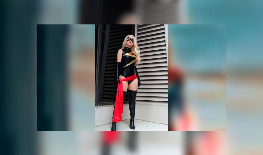 Instagram: Fan de Brie Larson realiza atrevido cosplay de Capitana Marvel y emociona a miles [FOTOS] 