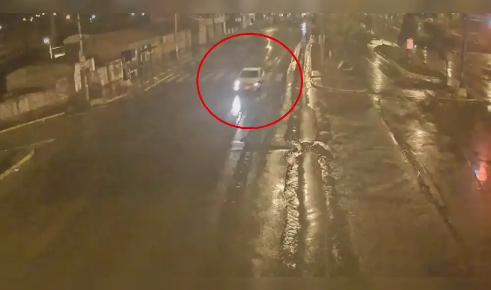 Conductor atropelló y mató a transeúnte.