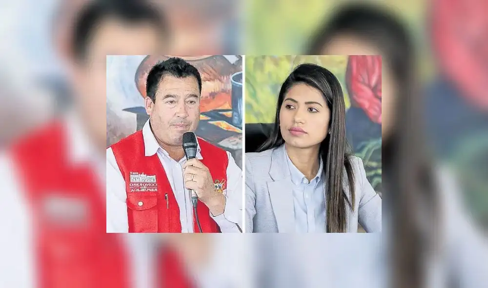 Defienden. Martínez y Diana Gonzales aseguran que el congreso fiscaliza al gobierno.